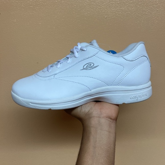 Easy Spirit Esenergetic White Leather Sneakers - Picture 4 of 16